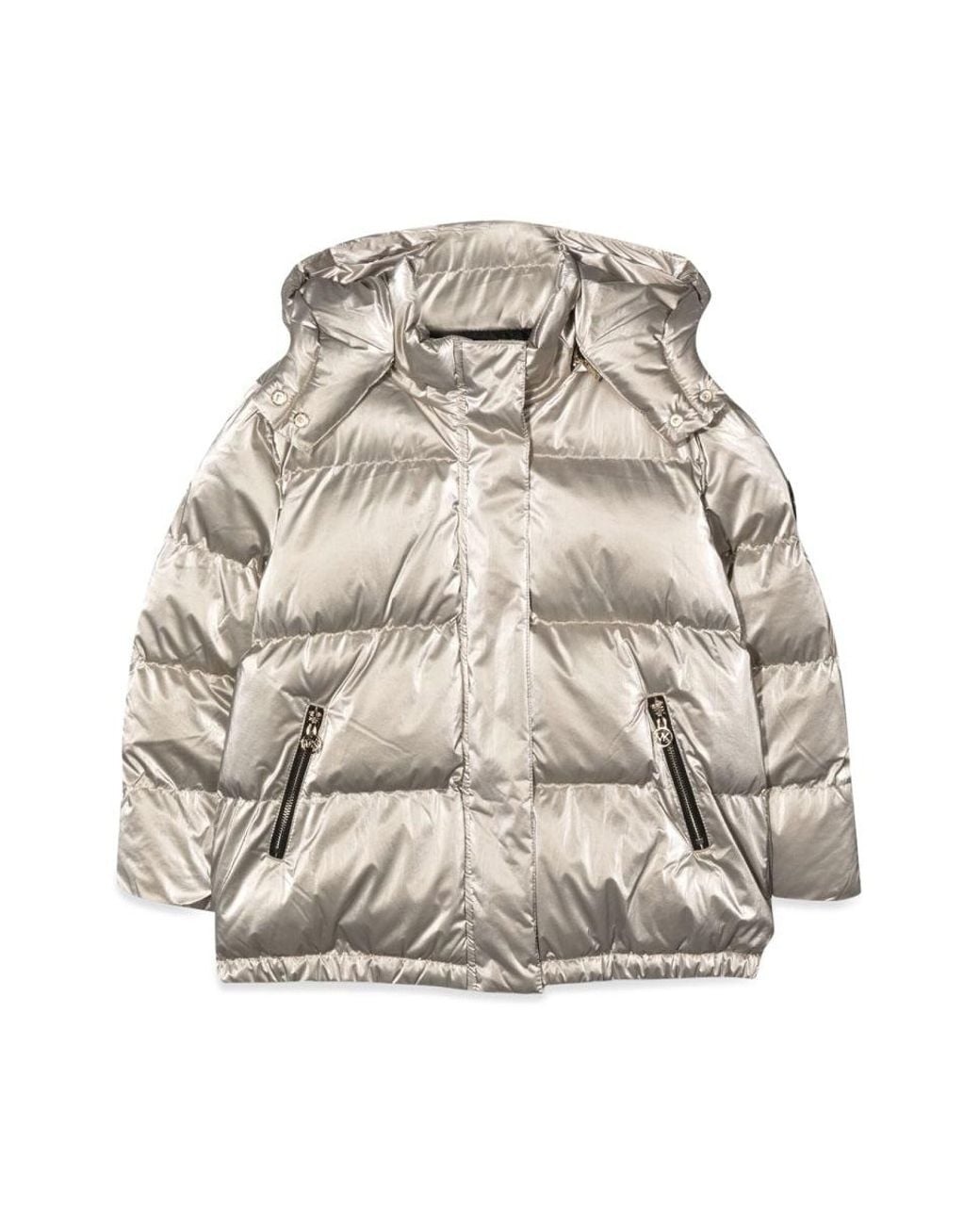 Michael Kors Natural Down Jacket With Hood