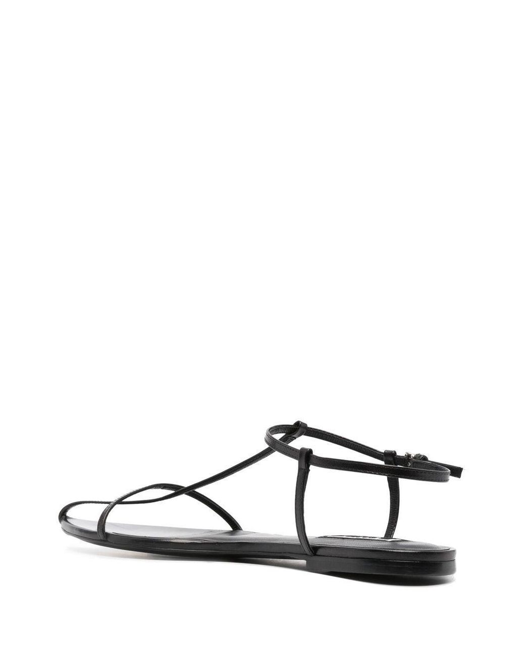 Jil Sander White Leather Sandals