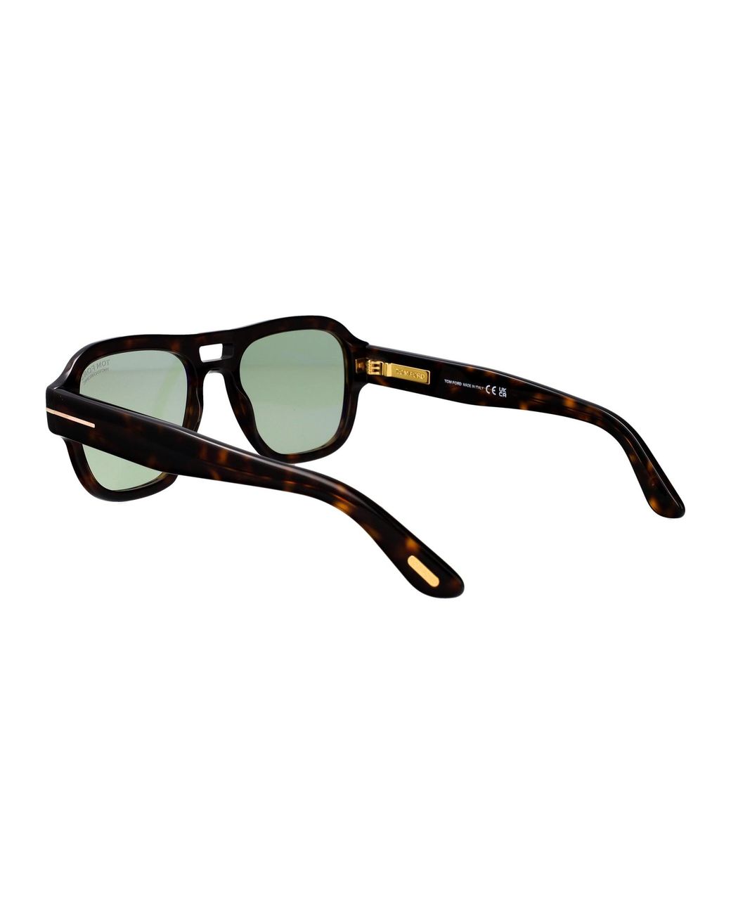 Tom Ford Green Round Sunglasses Ft1484 52 N