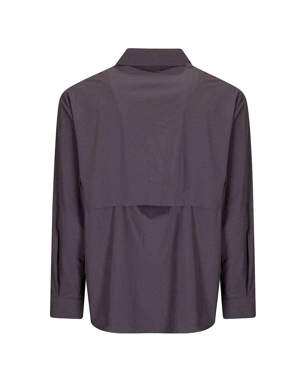 Hiking Patrol Purple Align Button Up Shirt
