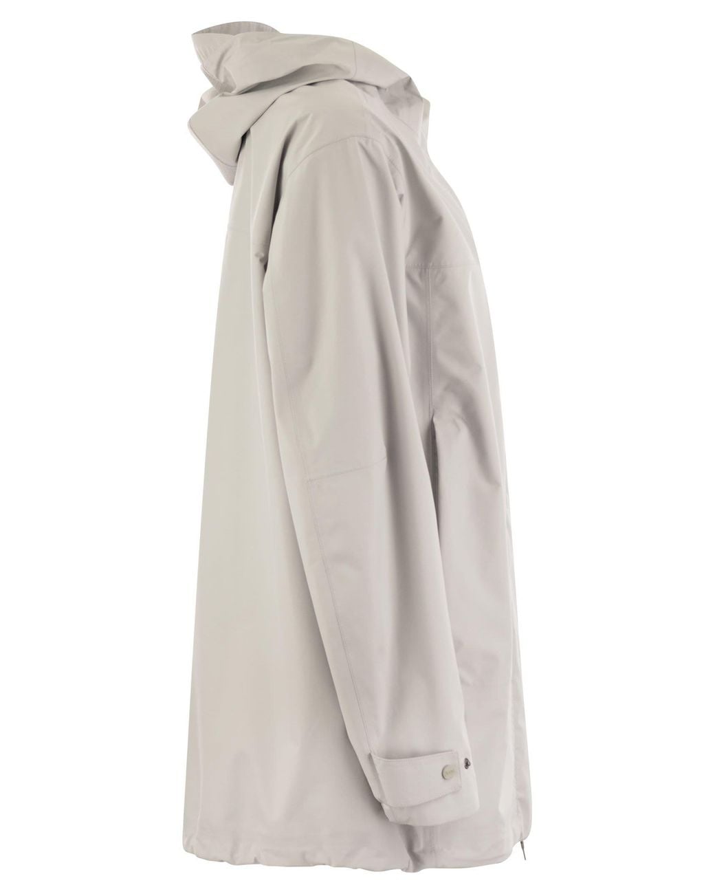 Herno Gray Laminar Parka With Hood