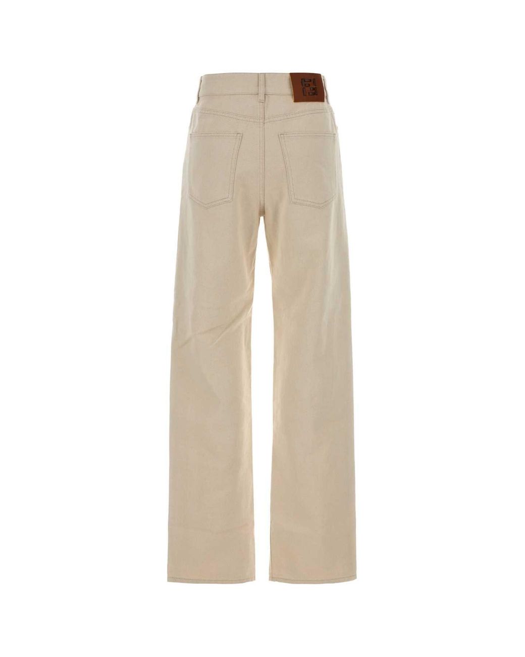 Fendi Natural Long Jeans