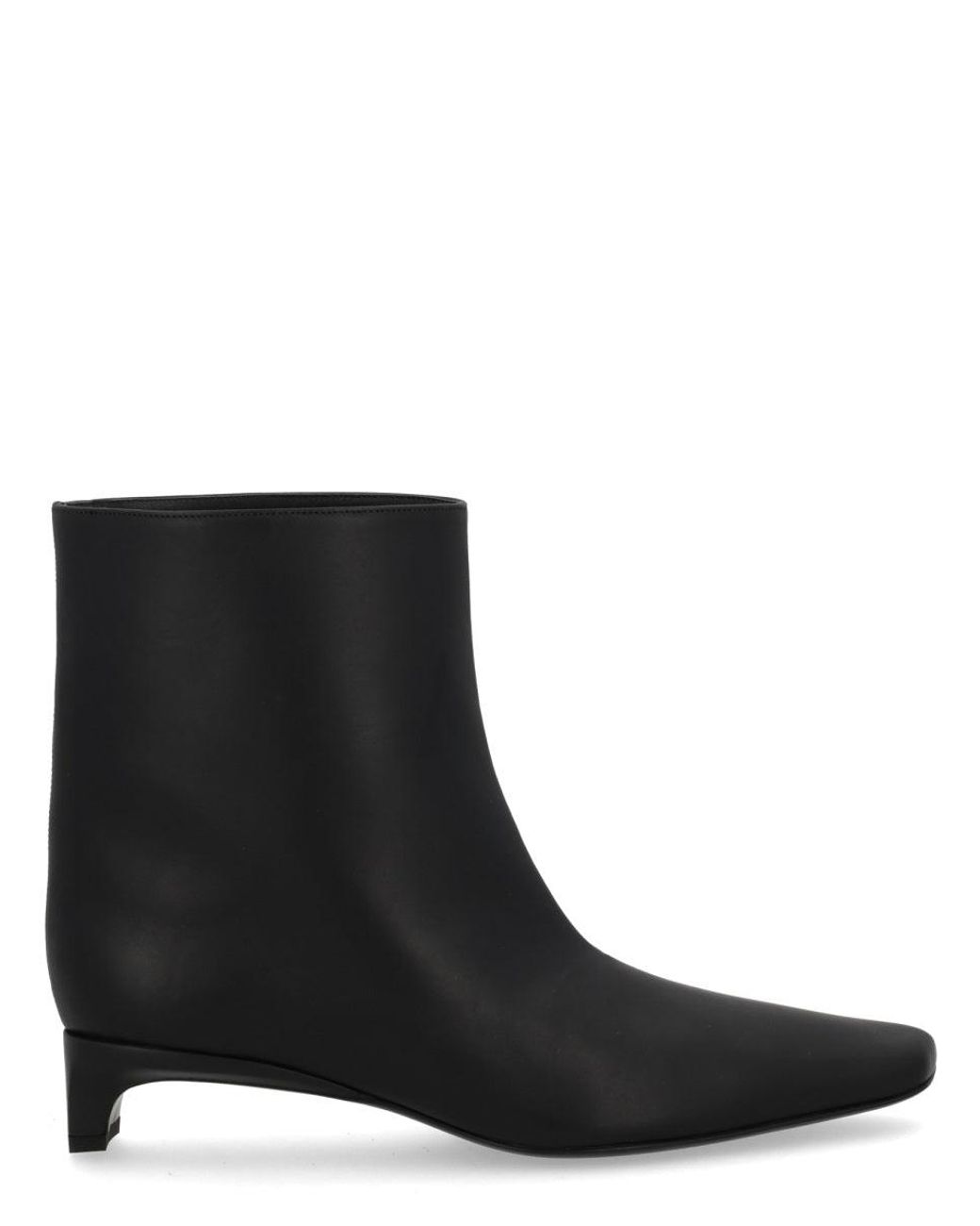 Loulou de Saison Black Calfskin Boots