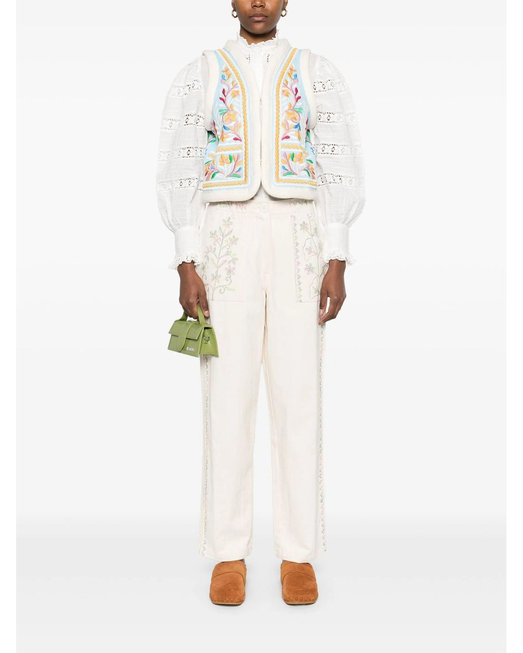 Antik Batik White Alex Pant Clothing