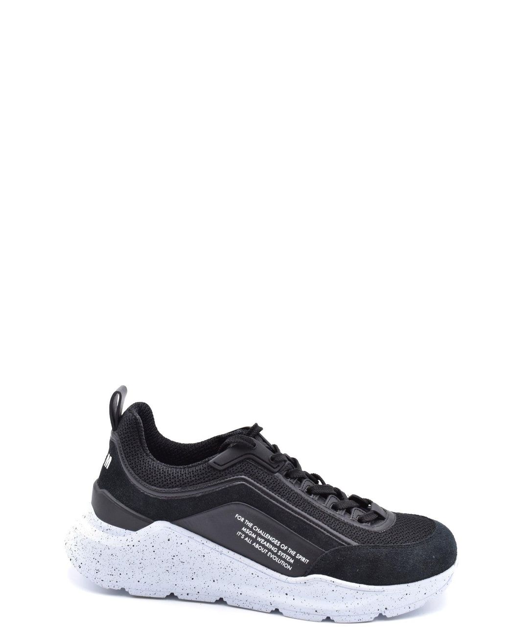MSGM Sneakers Zwart in het Black