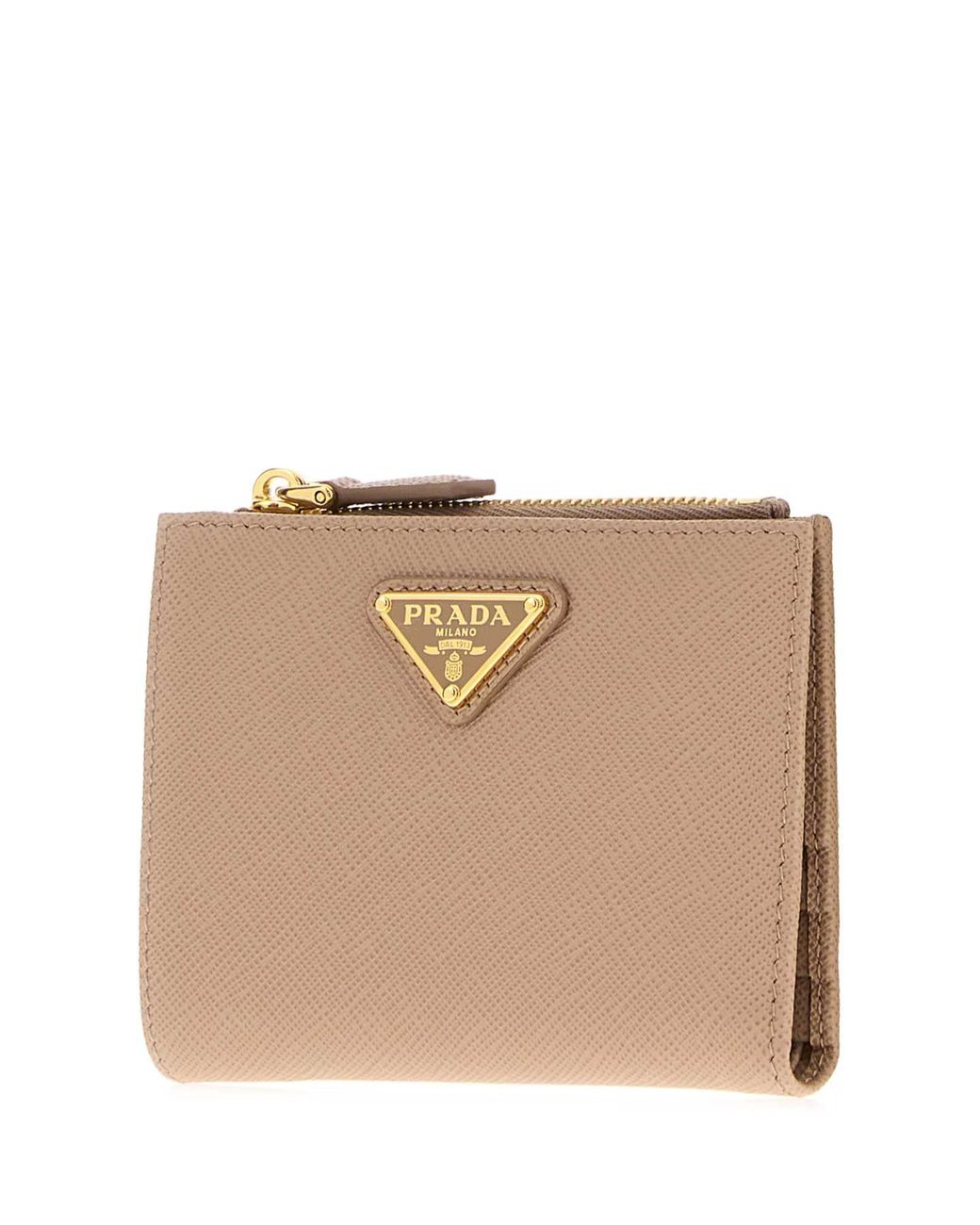 Prada Natural Powder Leather Wallet