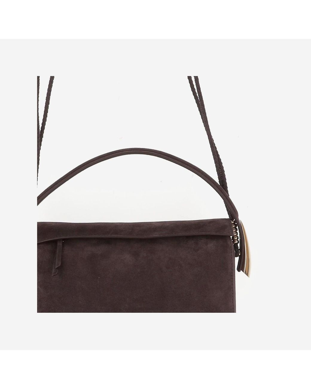 Benedetta Bruzziches Brown Elif Suede Bag