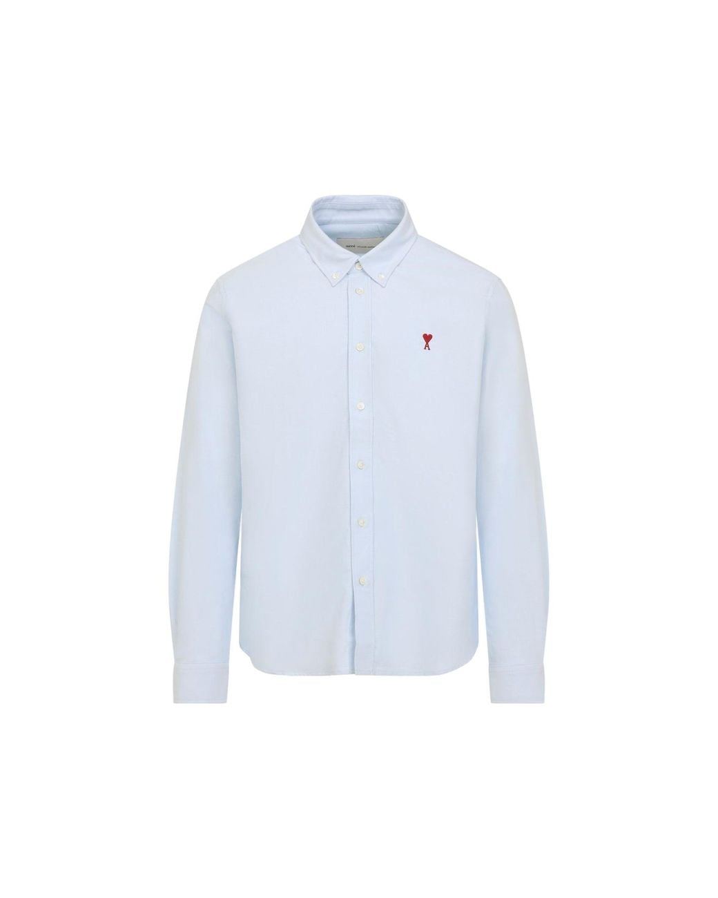 AMI Blue Classic Adc Shirt for men