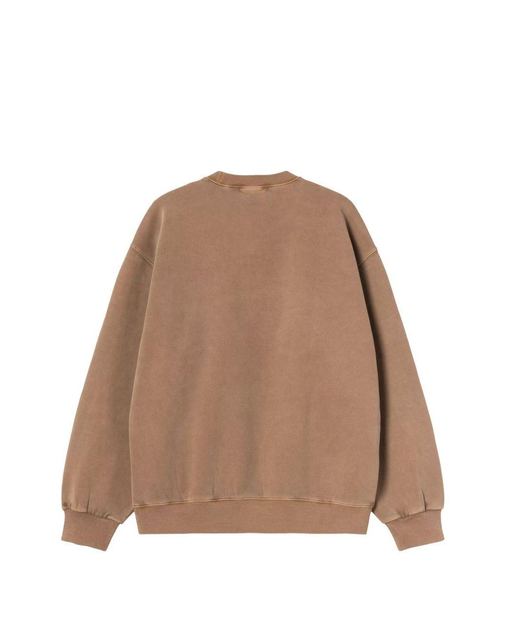 Carhartt Natural Logo Cotton Sweatshirt for men