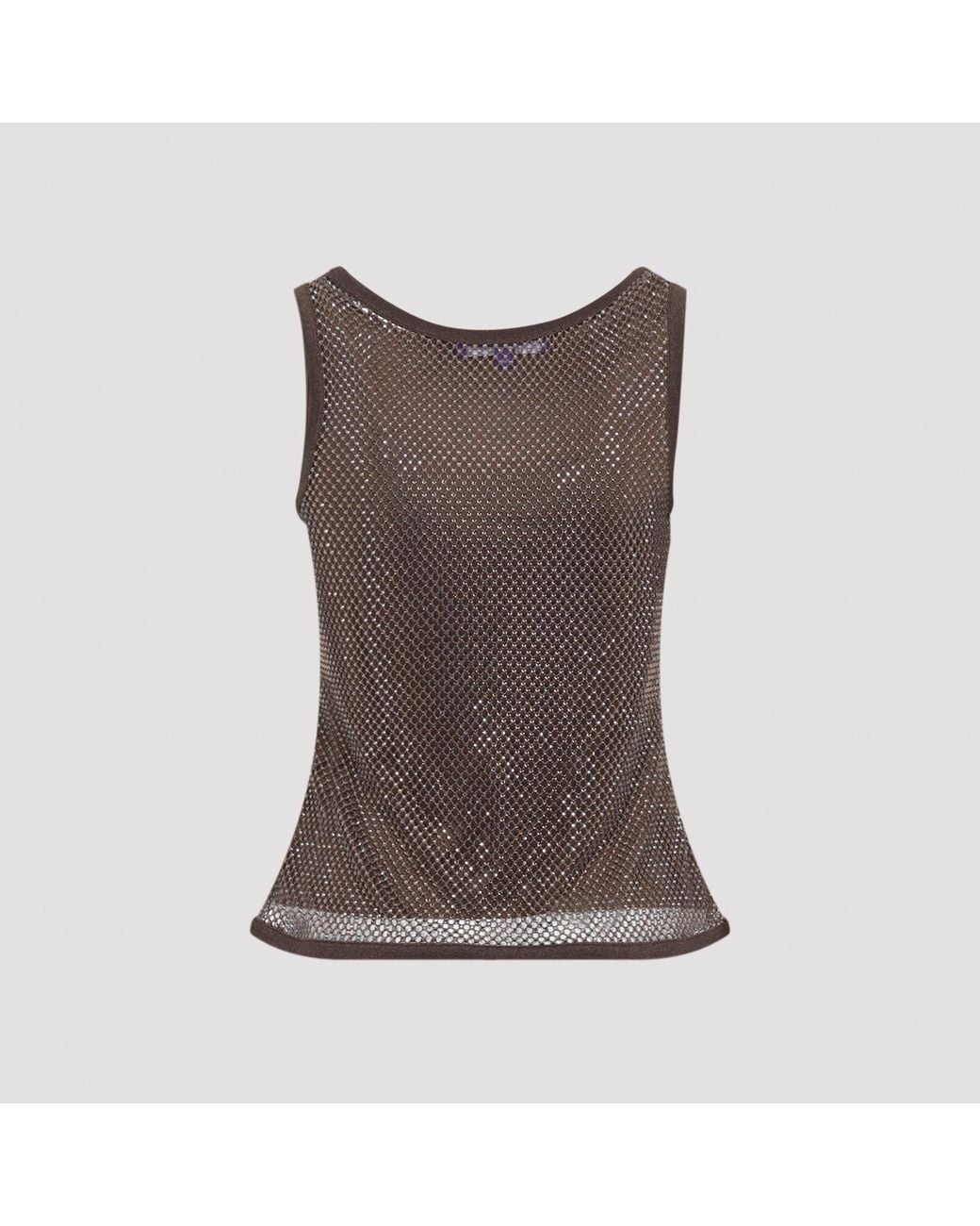 Ralph Lauren Brown Espresso Melony Tank Top