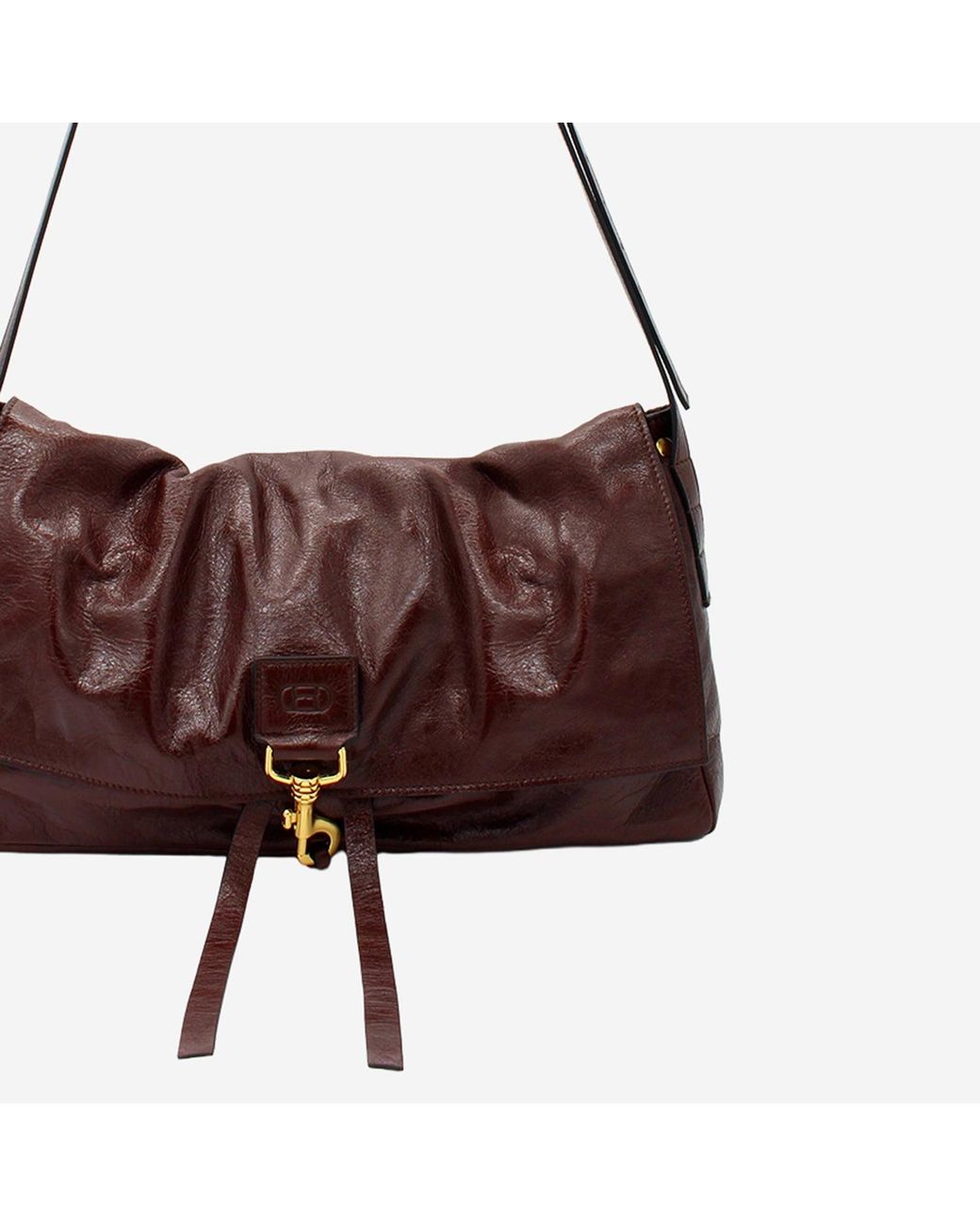 RADICA STUDIO Purple Hammered Nappa Leather Bag