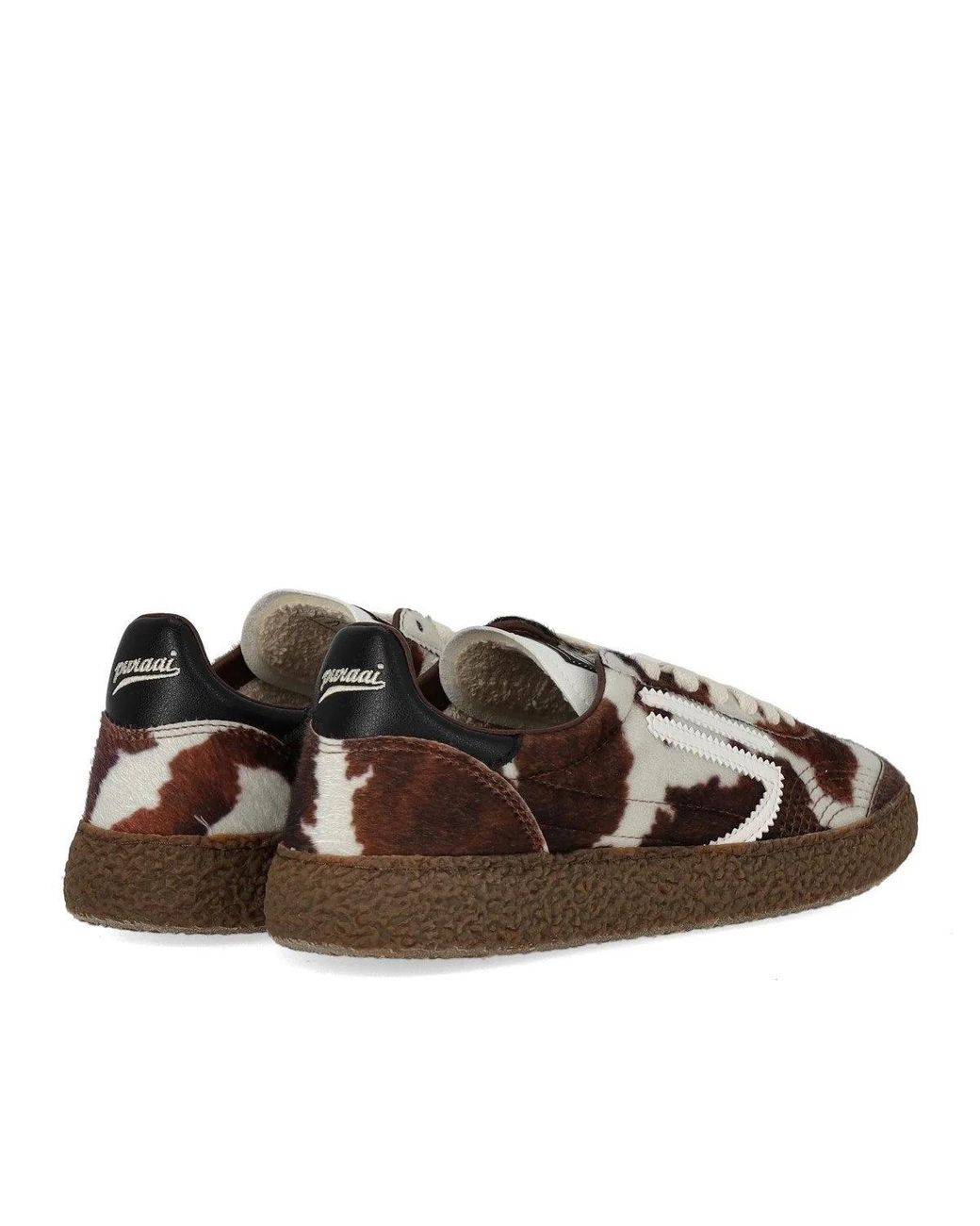 PURAAI Brown Carolina 6.01 Xs Animalier Sneaker