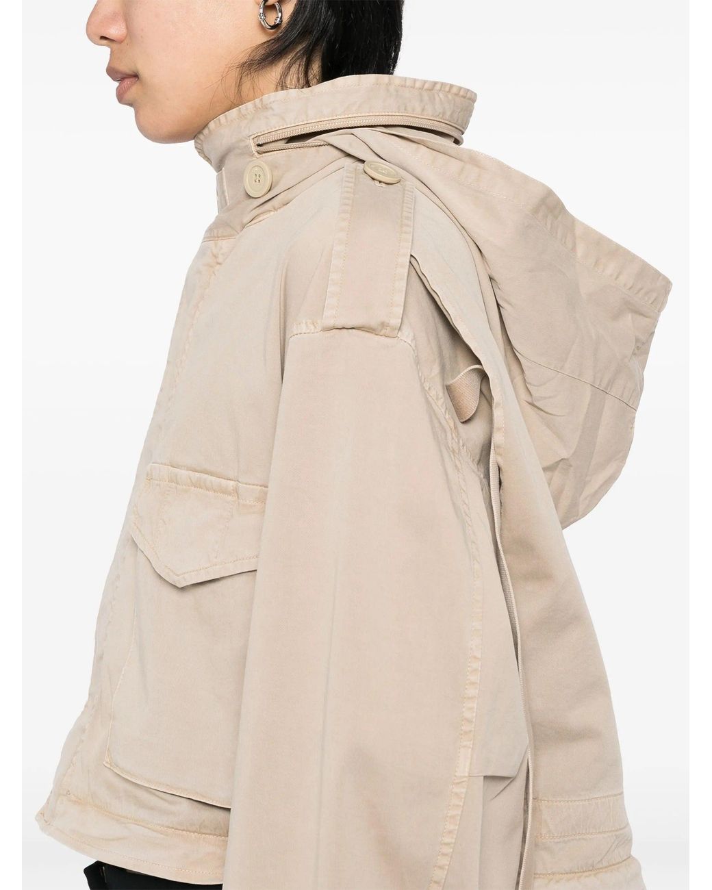 Helmut Lang Dssctd Field Jkt.gd in het Natural