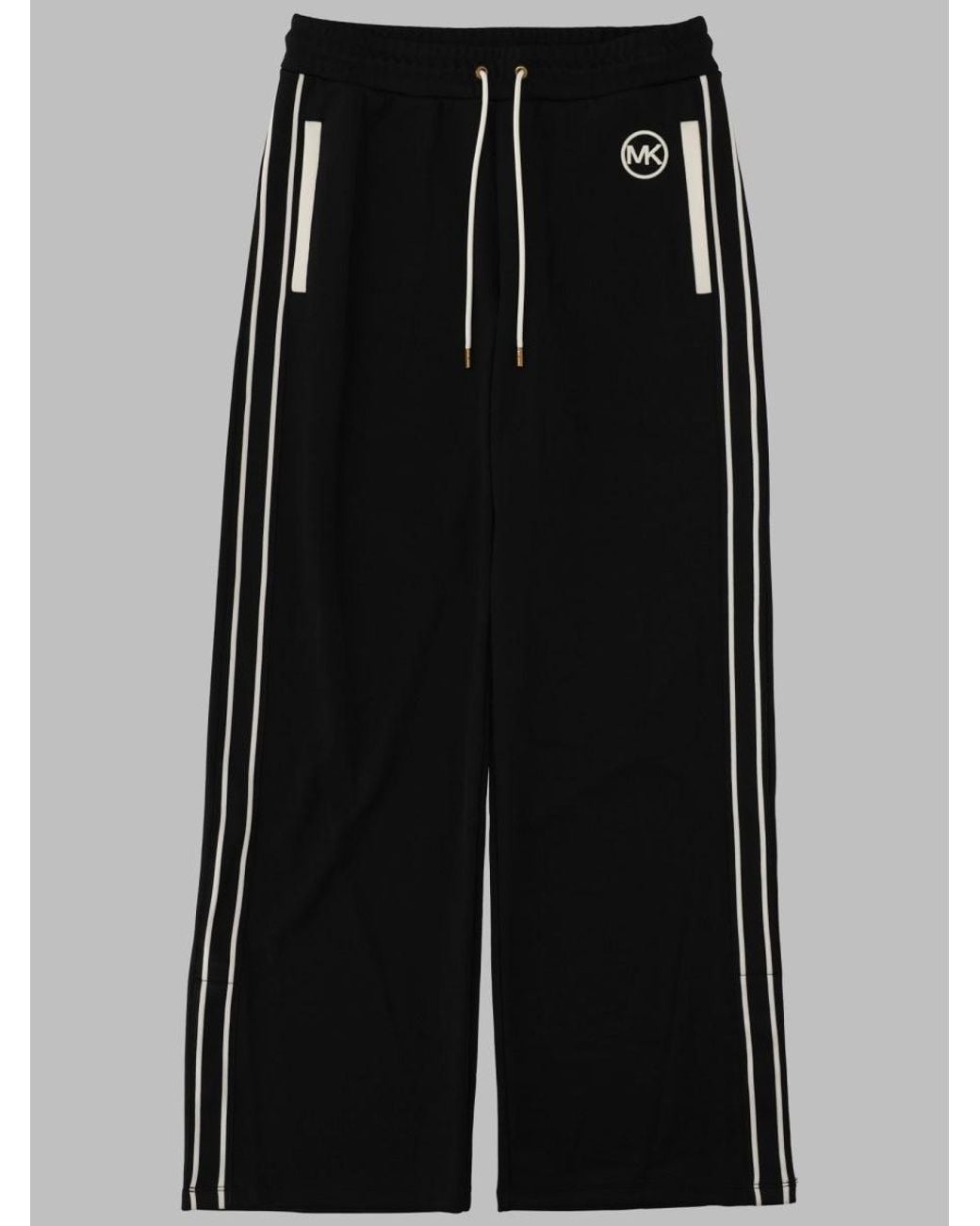 MICHAEL Michael Kors Black Sleek Tapered Trousers