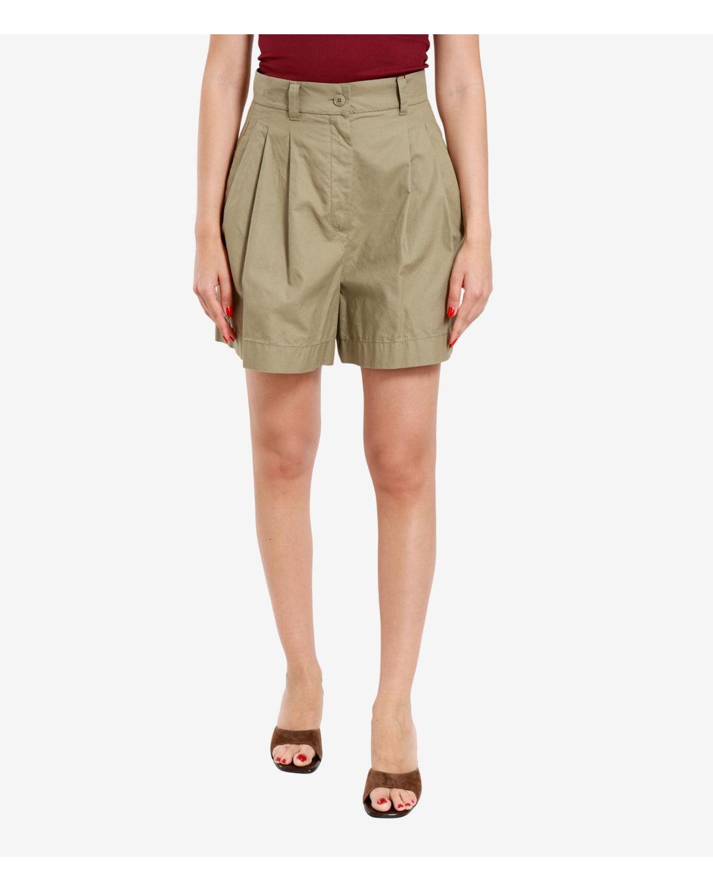Weekend by Maxmara Green Shorts