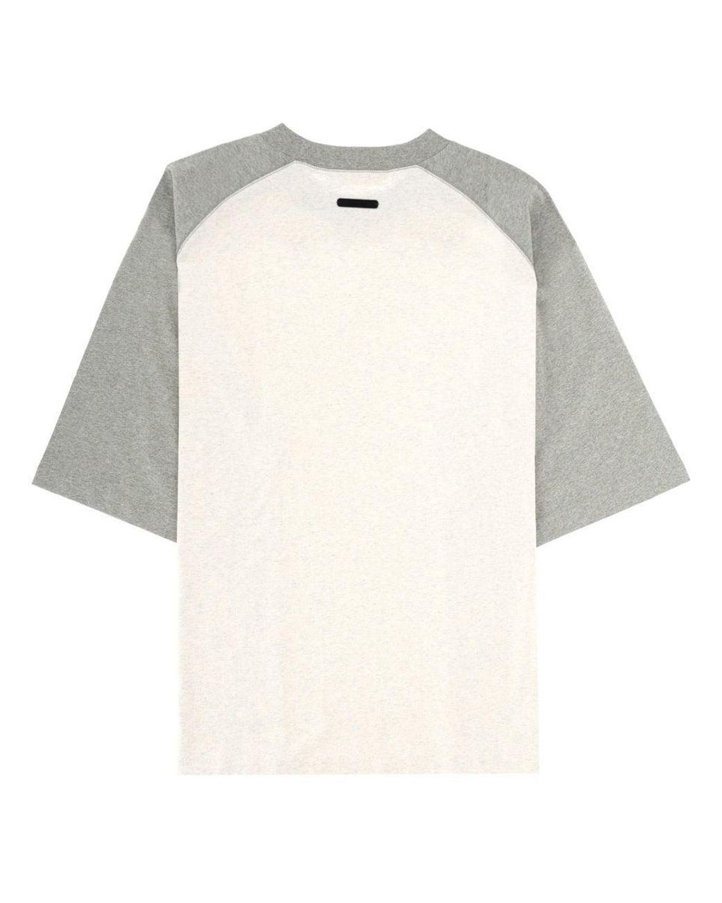 Fear Of God White Tshirt Signature Baseball