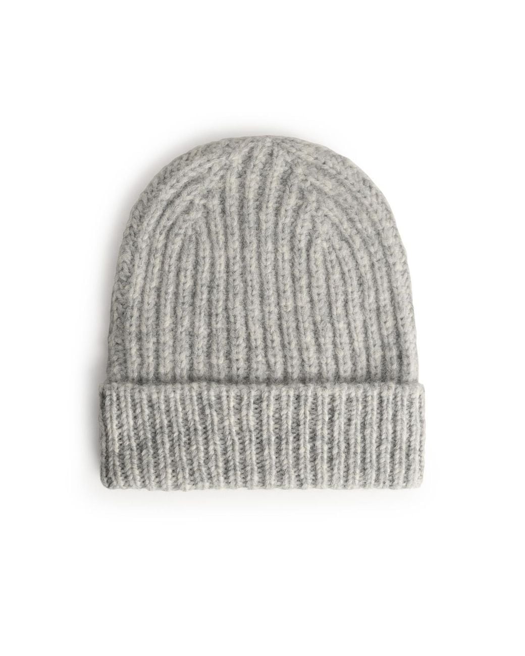 Closed Gray Light Alpaca Blend Beanie