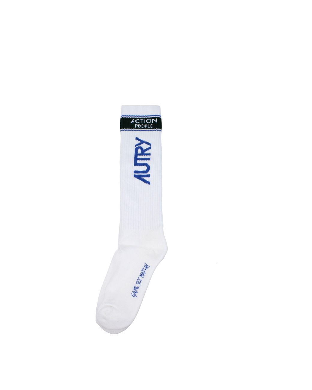 Autry Blue Calze E Calzini Donna Cotone Bianco/Verde Bottiglia for men