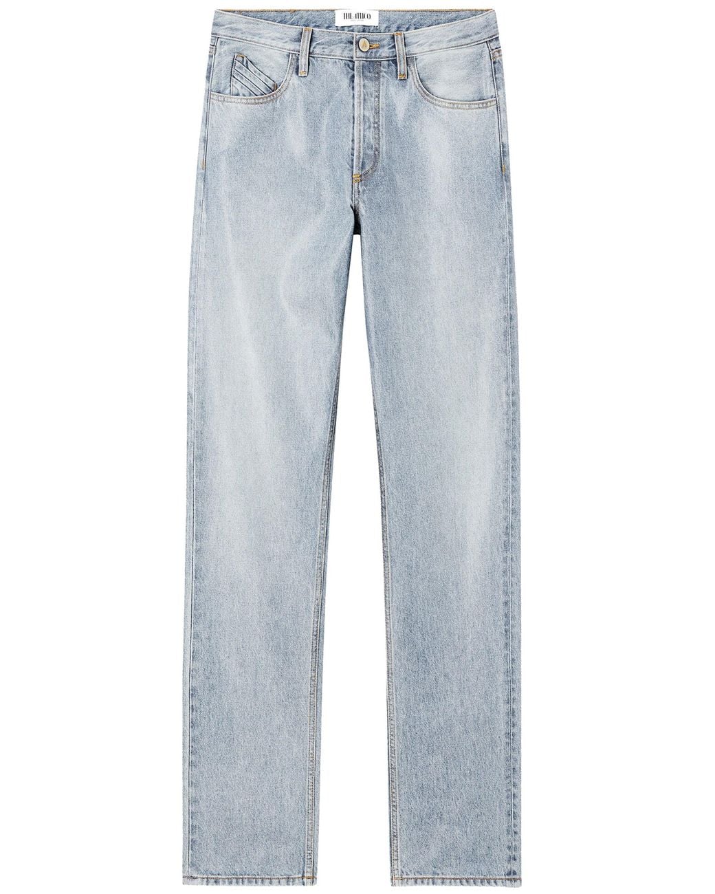 The Attico Blue Jeans With Logo