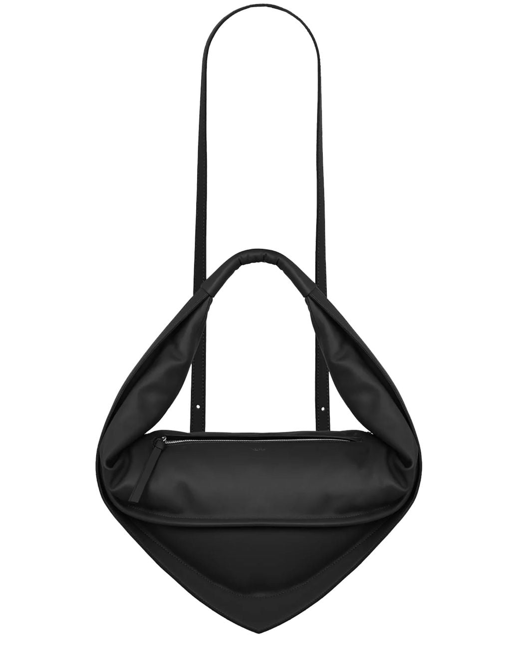 FEDERICO CINA Black Maxi Tortellino Tote Bag
