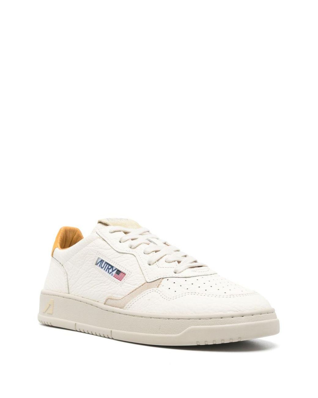 Autry Medalist Sneakers Mit Perforiertem Einsatz in White für Herren
