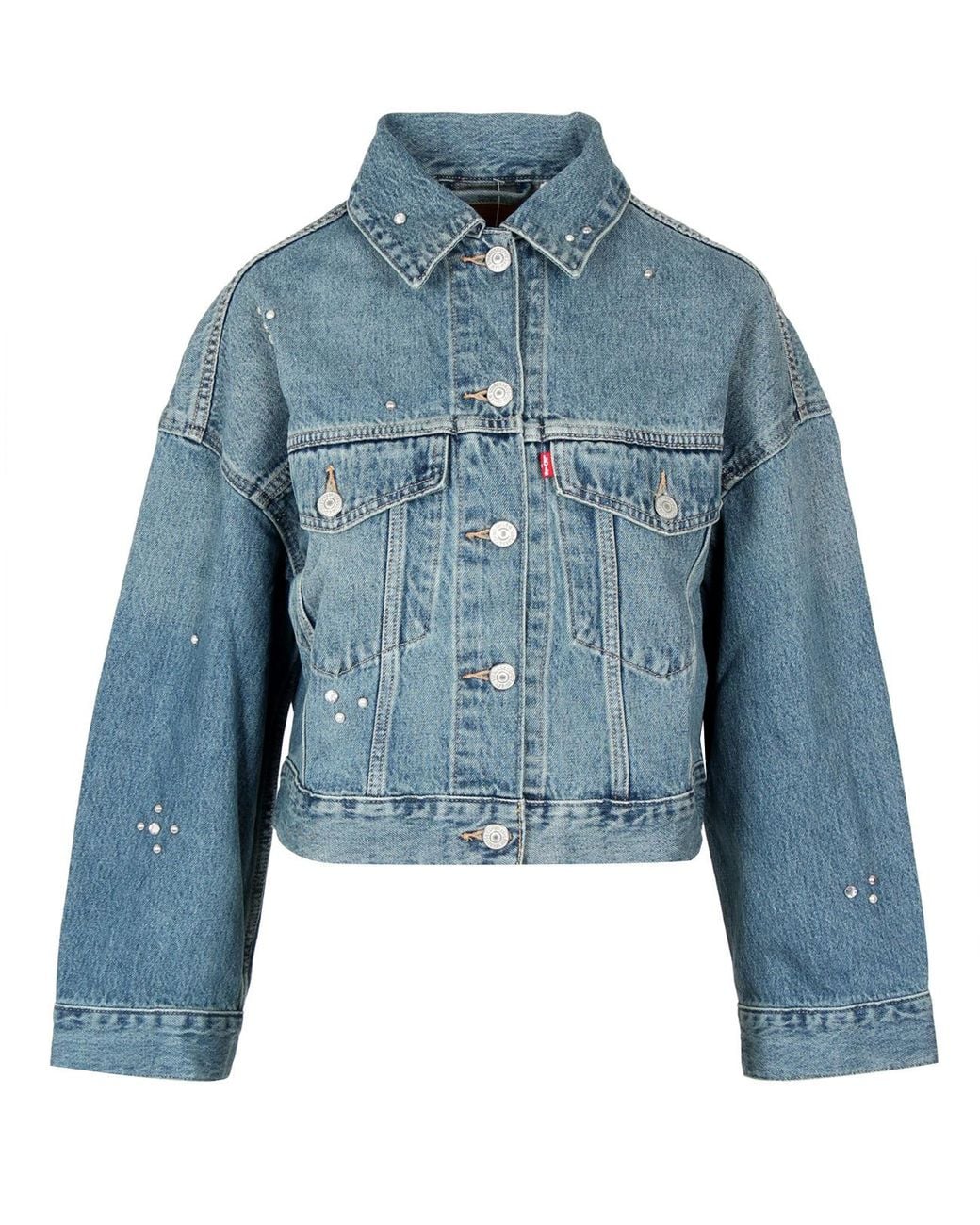 Levi's Jassen Medium Denim in het Blue