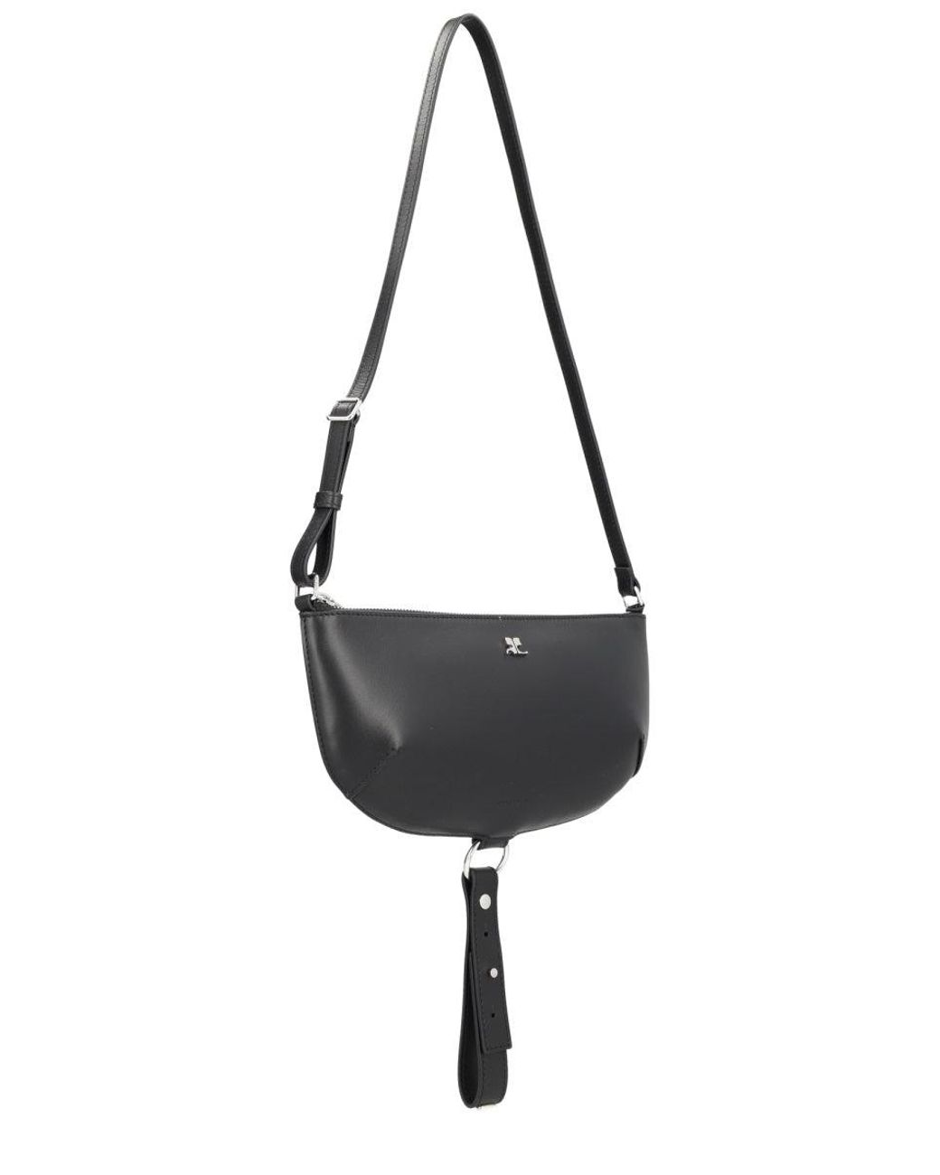 Courreges Black "Holy Eclipse" Bag