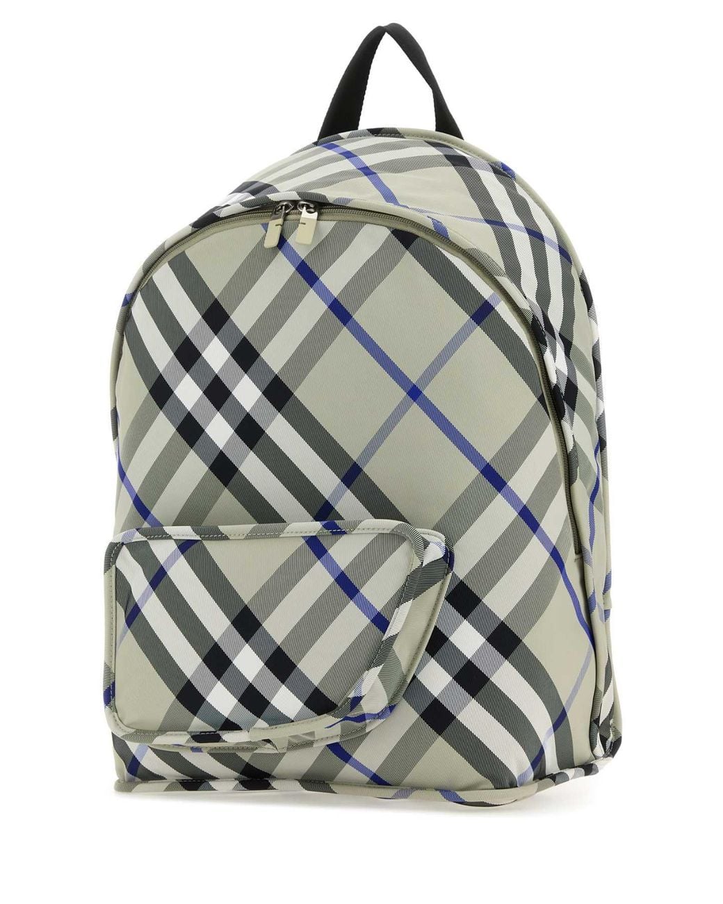 Burberry Gray Nylon Shield Backpack for men