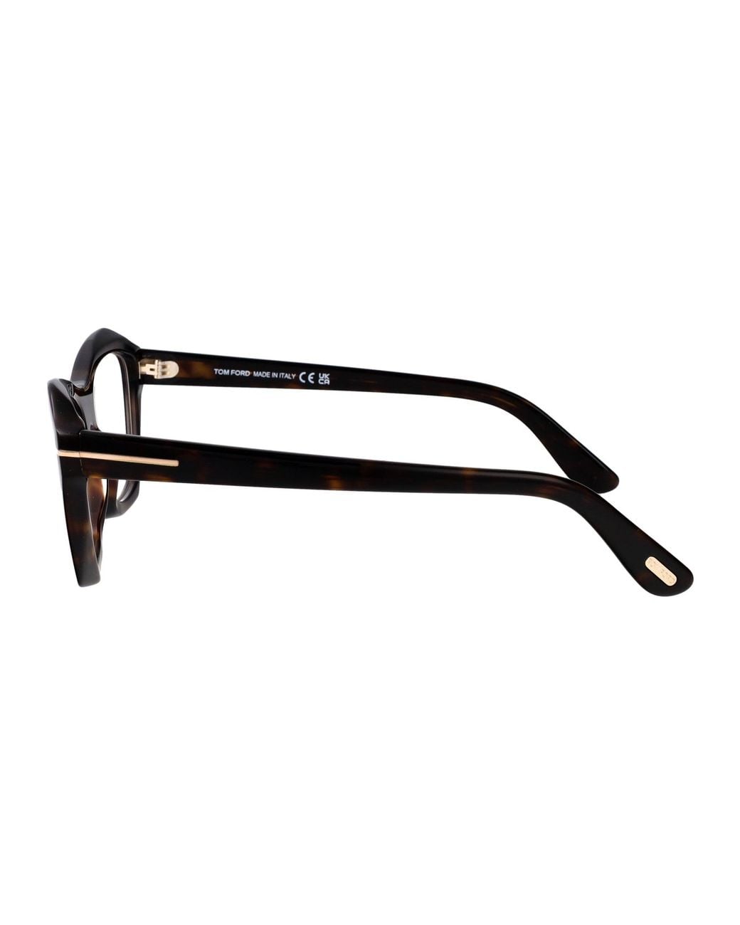 Tom Ford Black Round Optical Ft6192 B 52