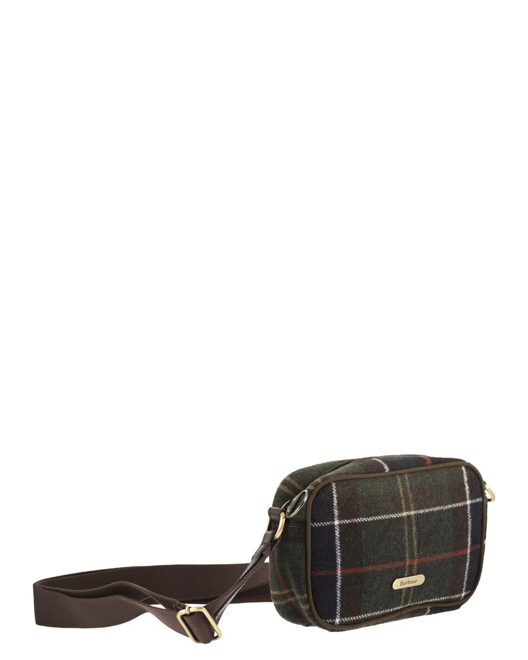 Barbour Black Tartan Crossbody Bag