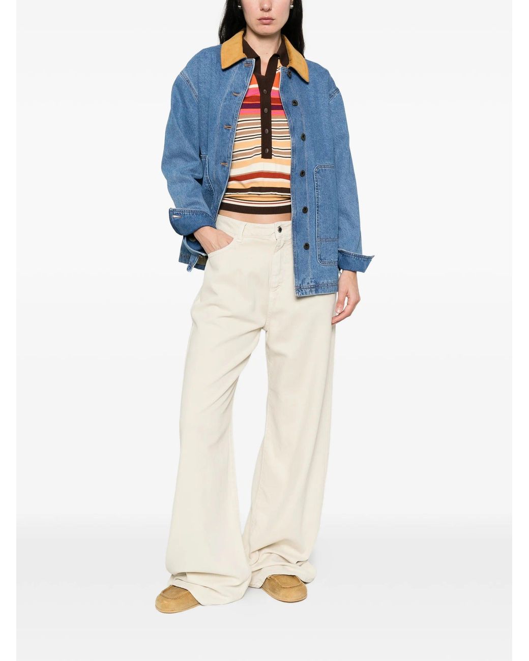 Filson Blue W's 11 Oz. Denim Barn Coat