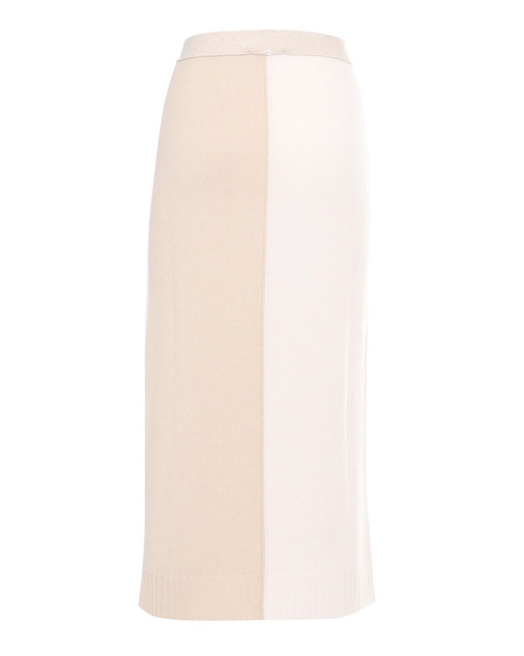 Lorena Antoniazzi White Knit Skirt