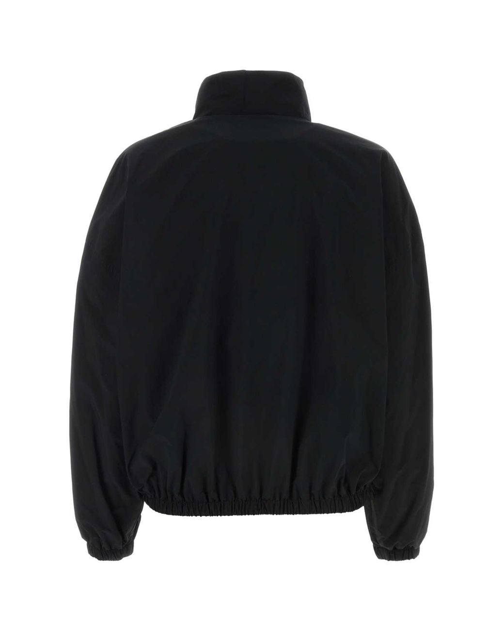 T By Alexander Wang Black Polyester-Blend Windbreaker Jacket With Smooth Lining