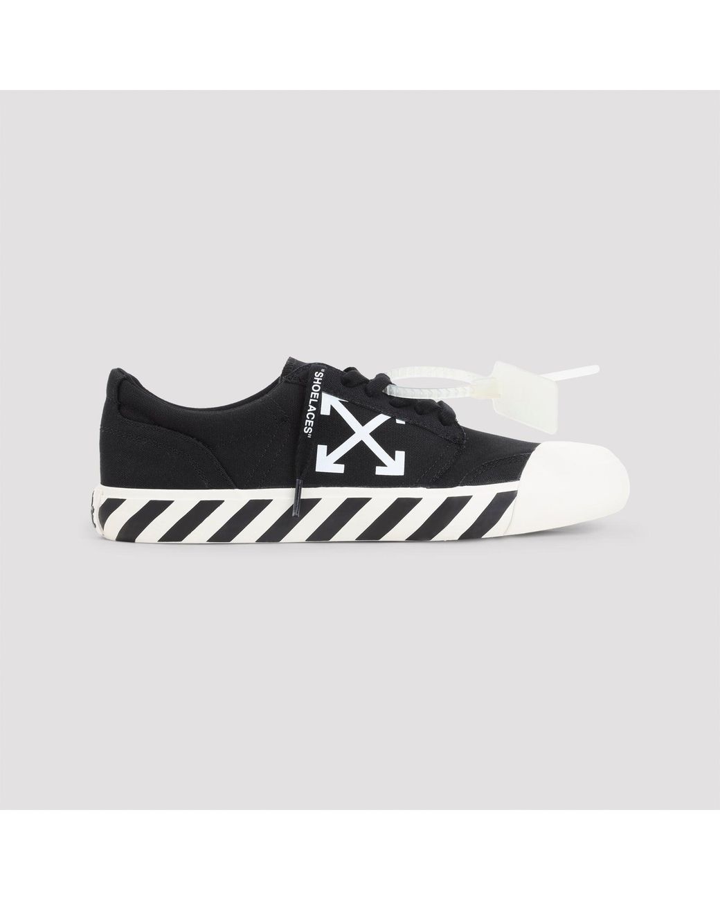 Off-White c/o Virgil Abloh Black M-Vulc Undercut Sneakers