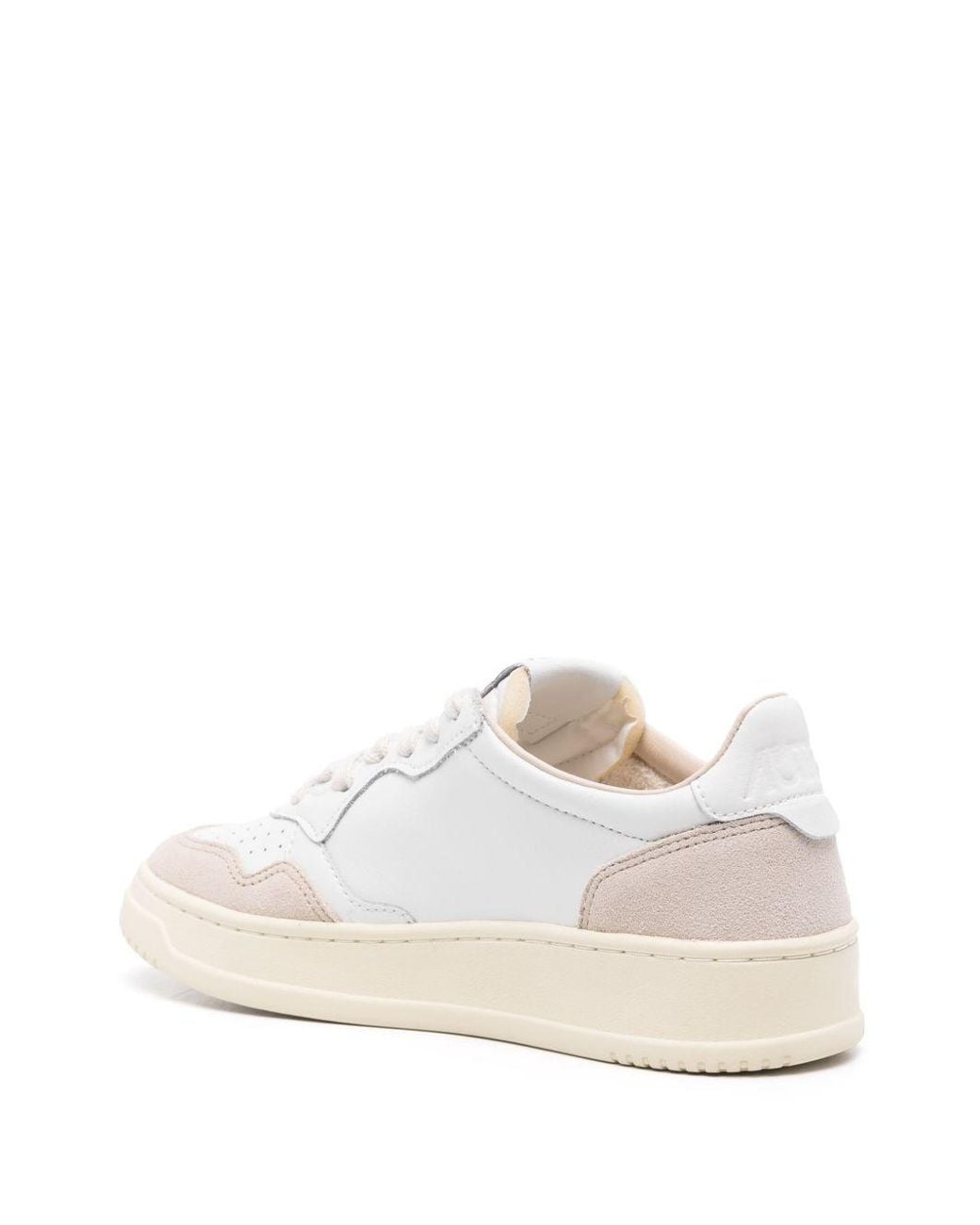 Autry White Medialist Low Sneakers