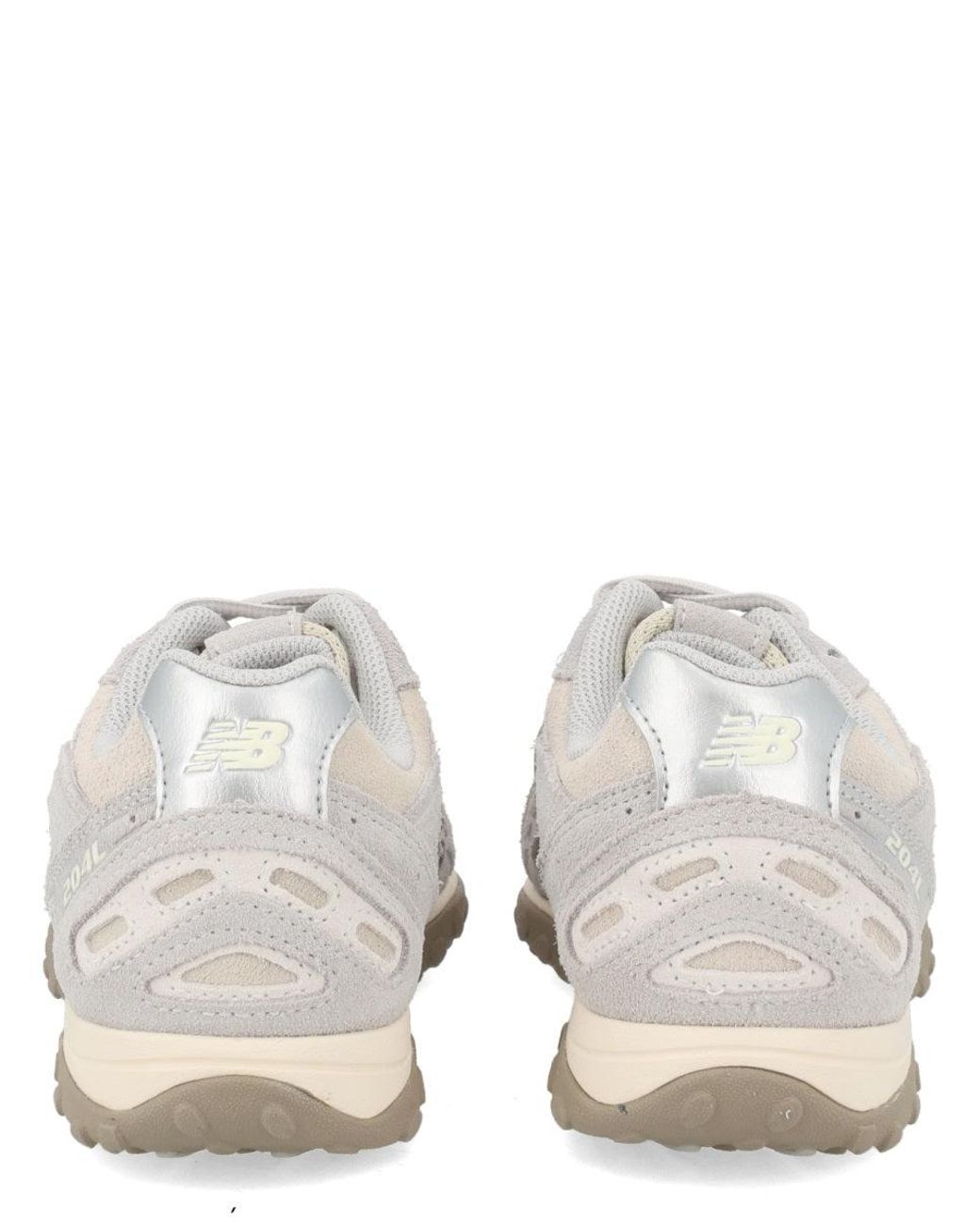 New Balance White Suede Sneaker