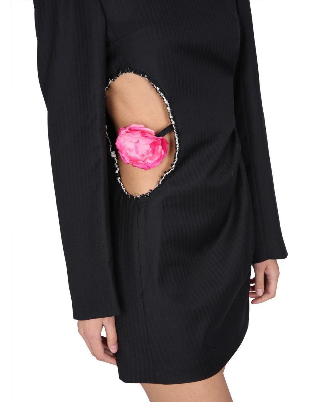 Acne Black Wool Dress