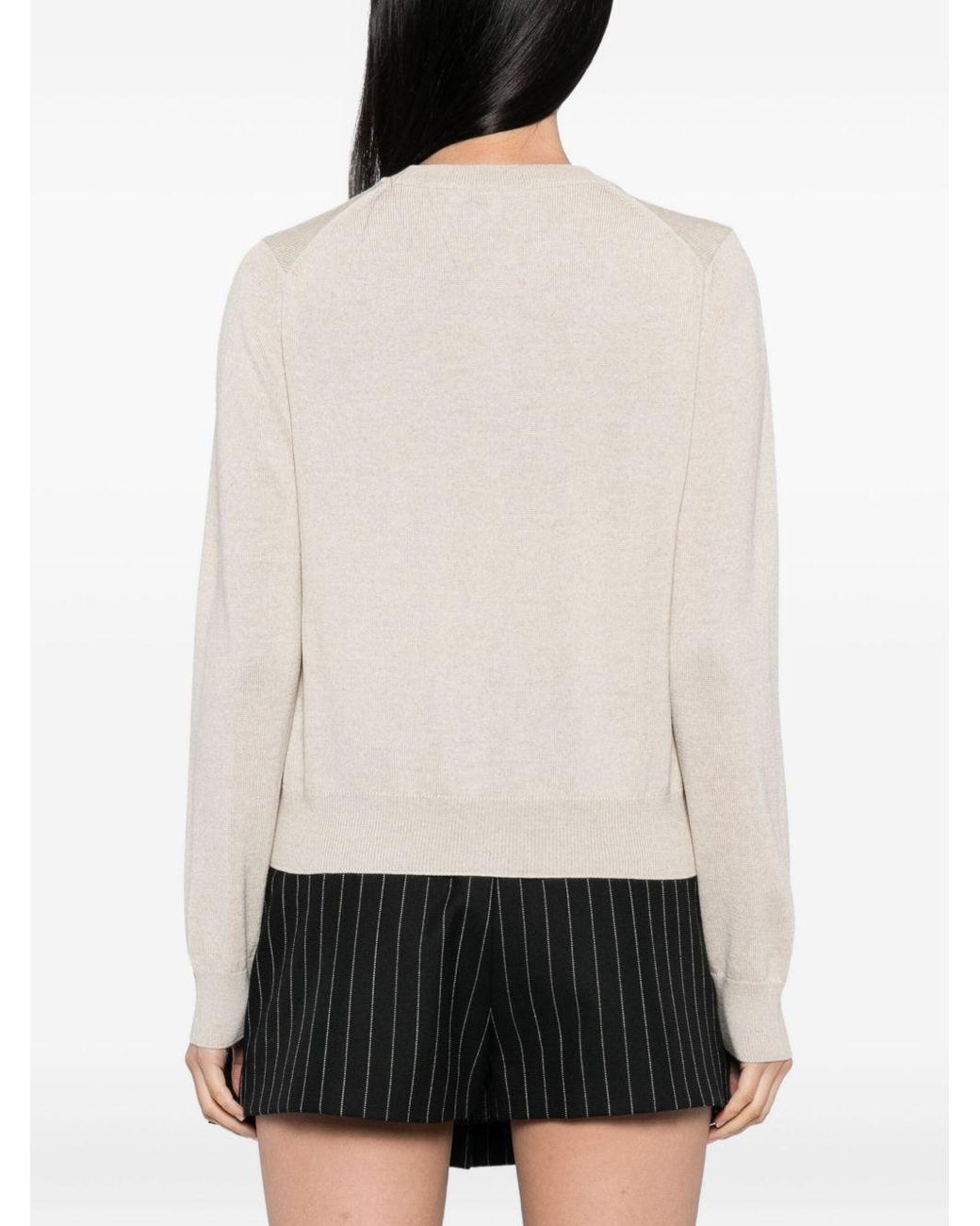 Maison Kitsuné White Maison Kitsune' Sweaters