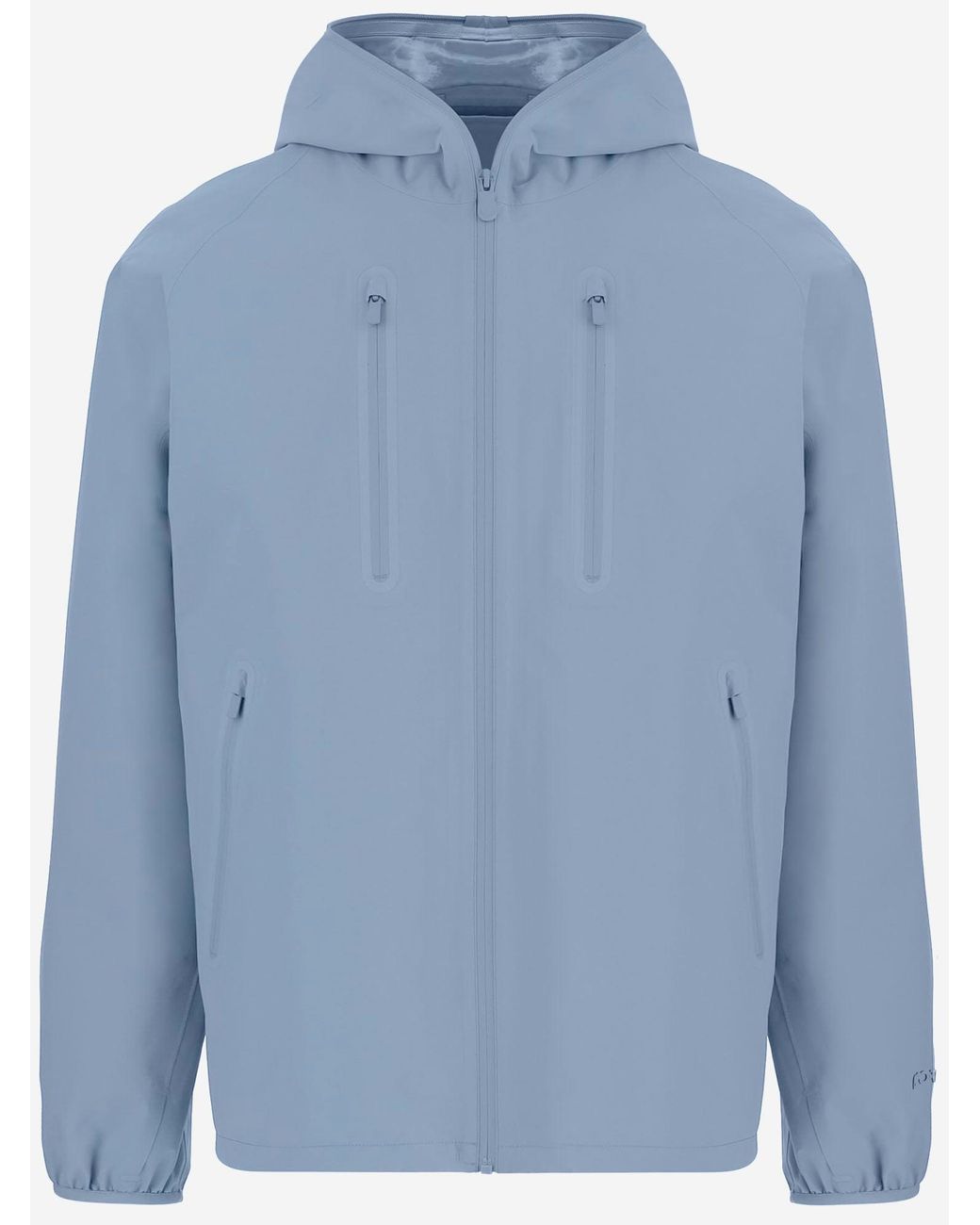 Save The Duck Nylon Jack Met Capuchon in het Blue