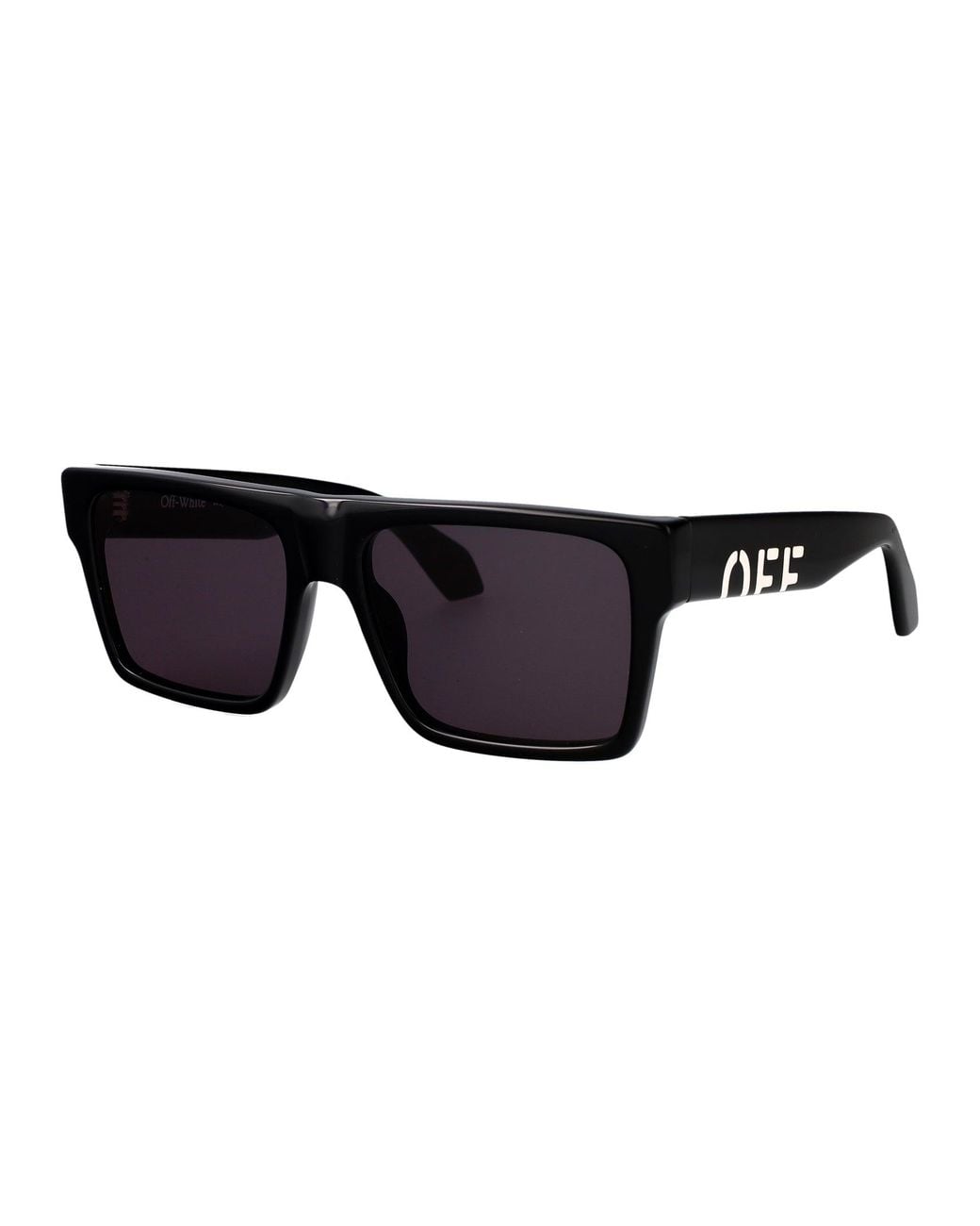 Off-White c/o Virgil Abloh Black Shiny Acetate Sunglasses