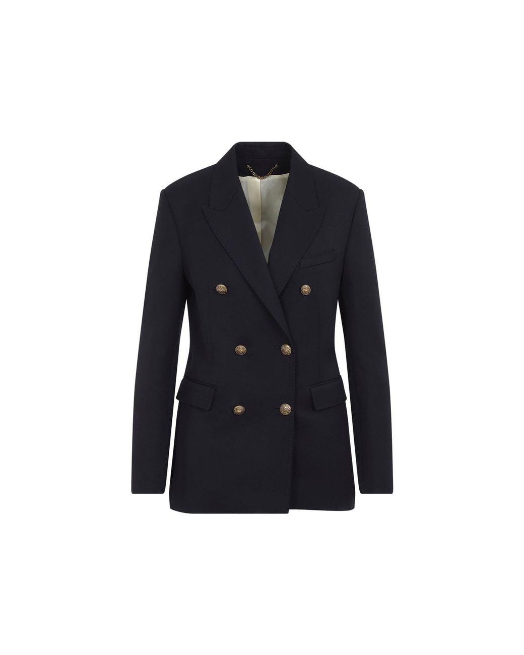Golden Goose Deluxe Brand Blue Double Breasted Blazer