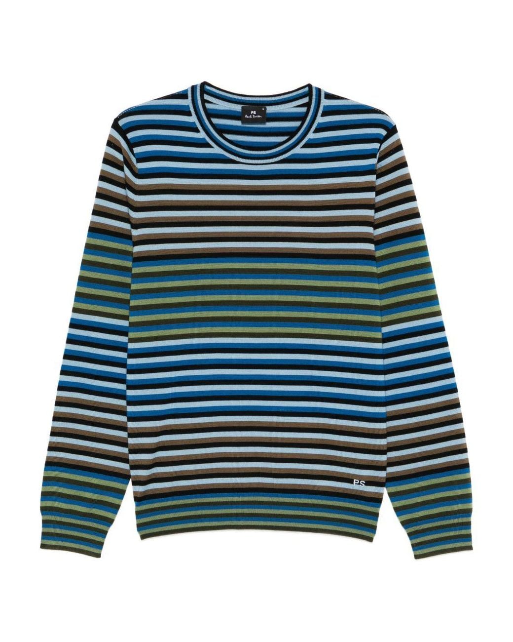 Paul Smith Gestreifter Pullover in Blue für Herren