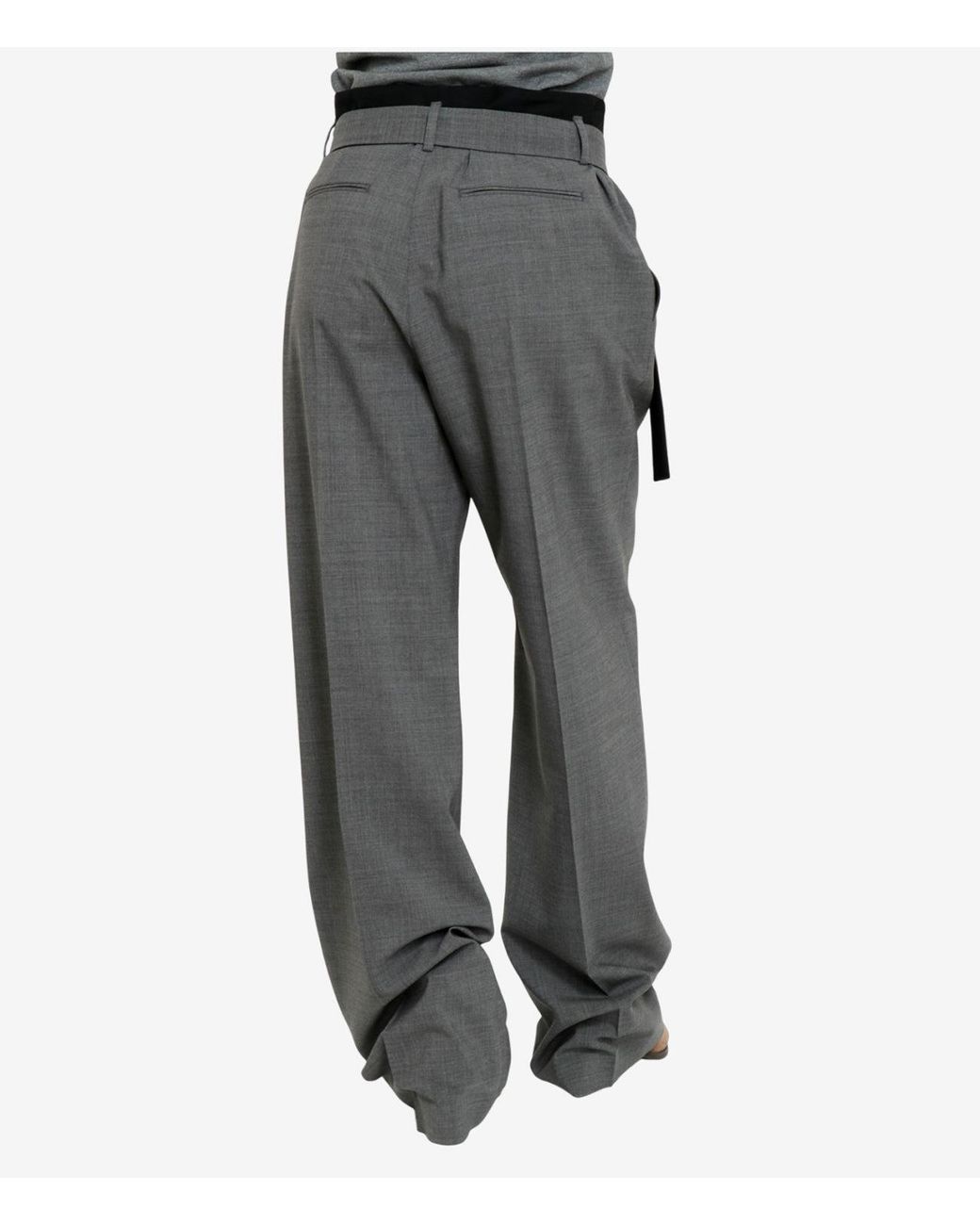 MSGM Gray Trousers