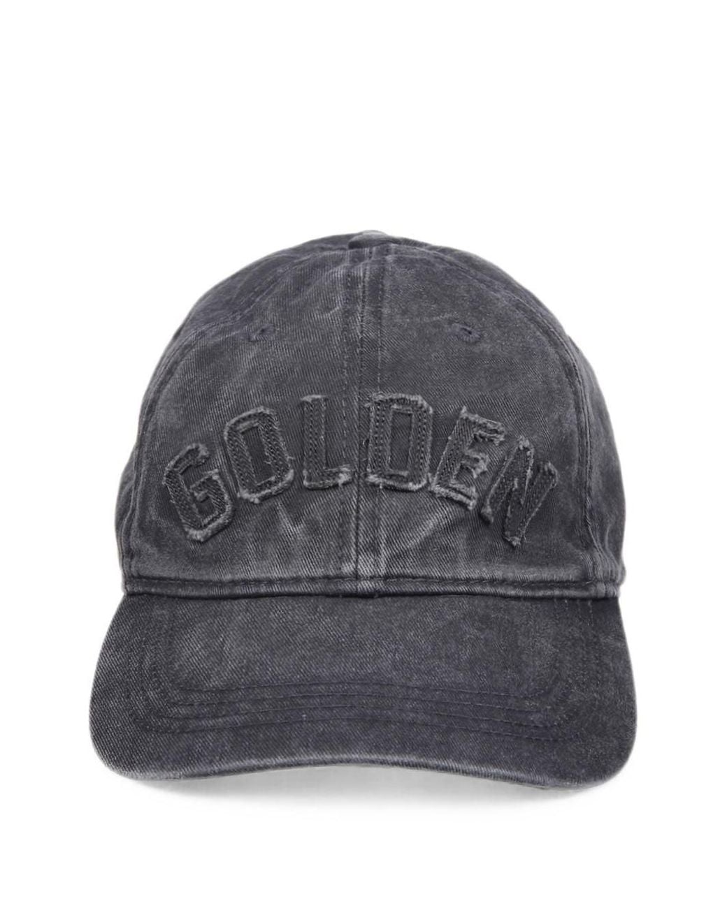 Golden Goose Deluxe Brand Gray Logo Baseball Cap