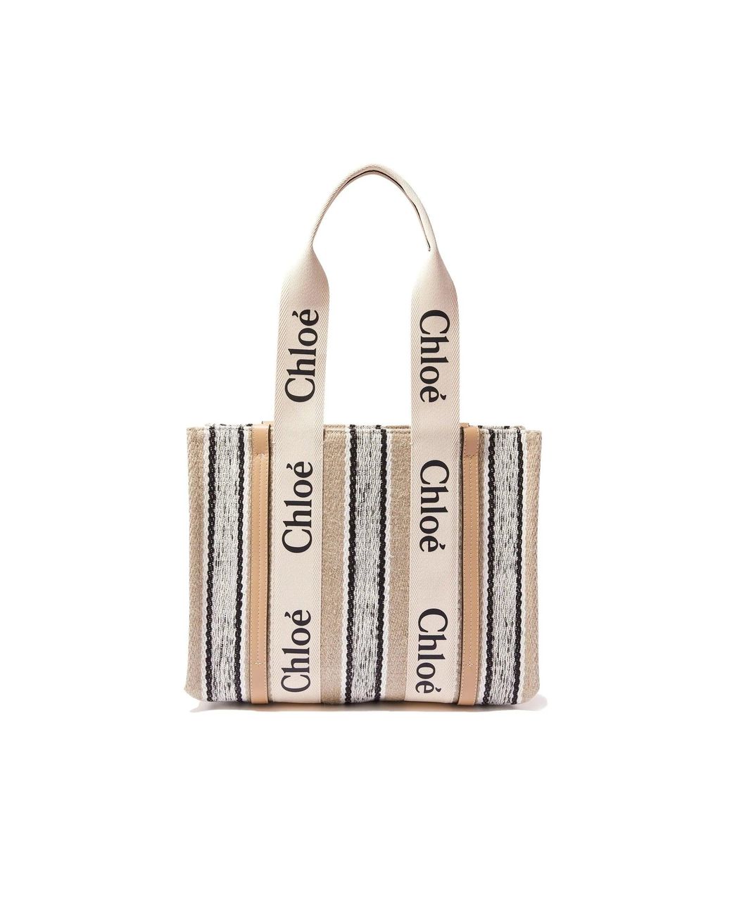 Chloé Metallic Chloé Woody Medium Tote Bag