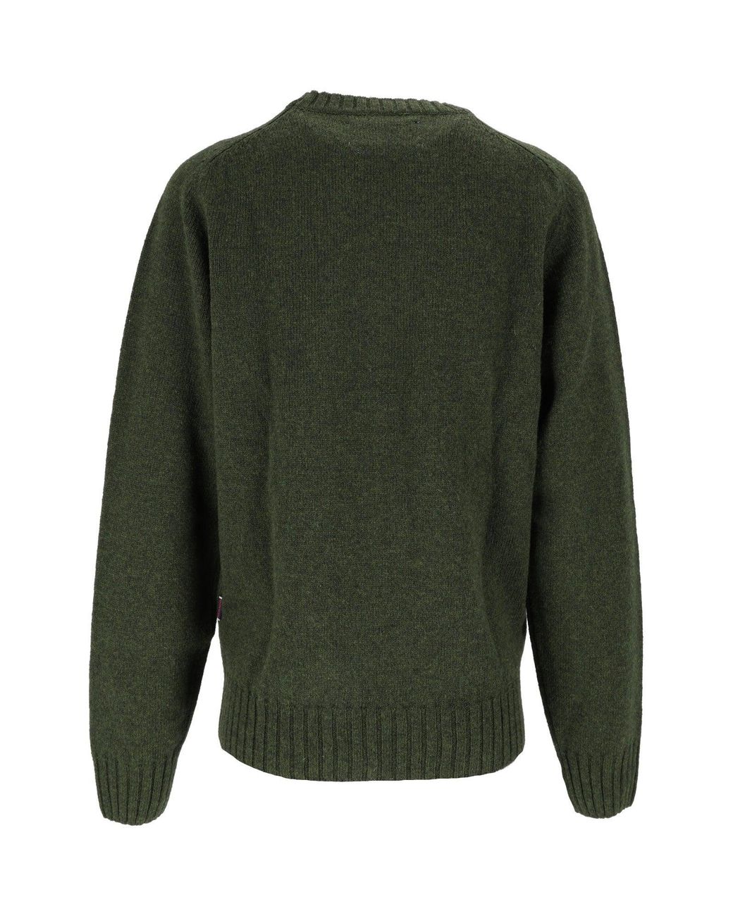 Sebago Green Gilead Maglia Crew Neck Wool Sweater for men