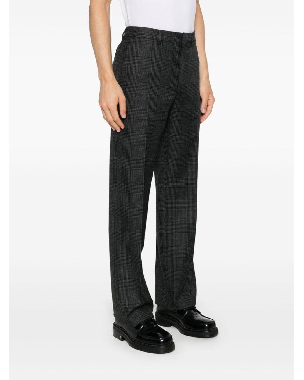 Prada Black Cotton Trousers for men
