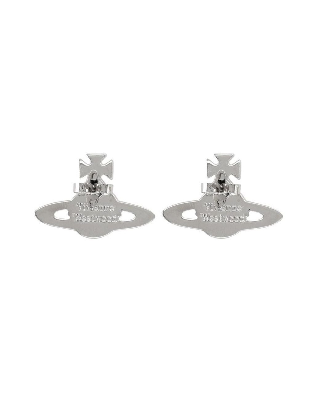 Vivienne Westwood White Kika Mini Earrings