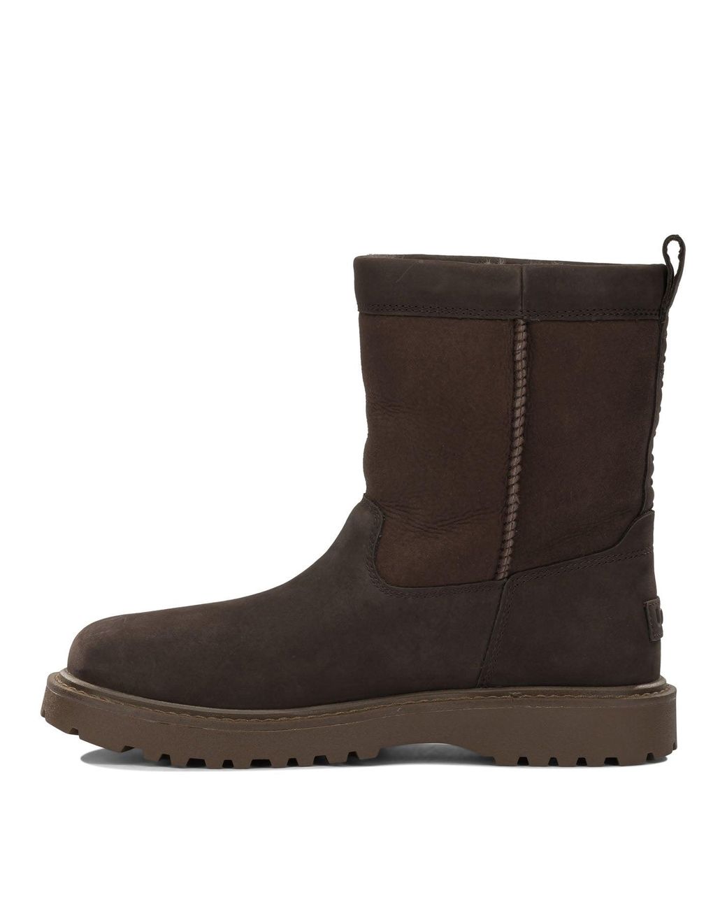 Ugg Brown "Birch Ii" Pull-On Ankle Boots