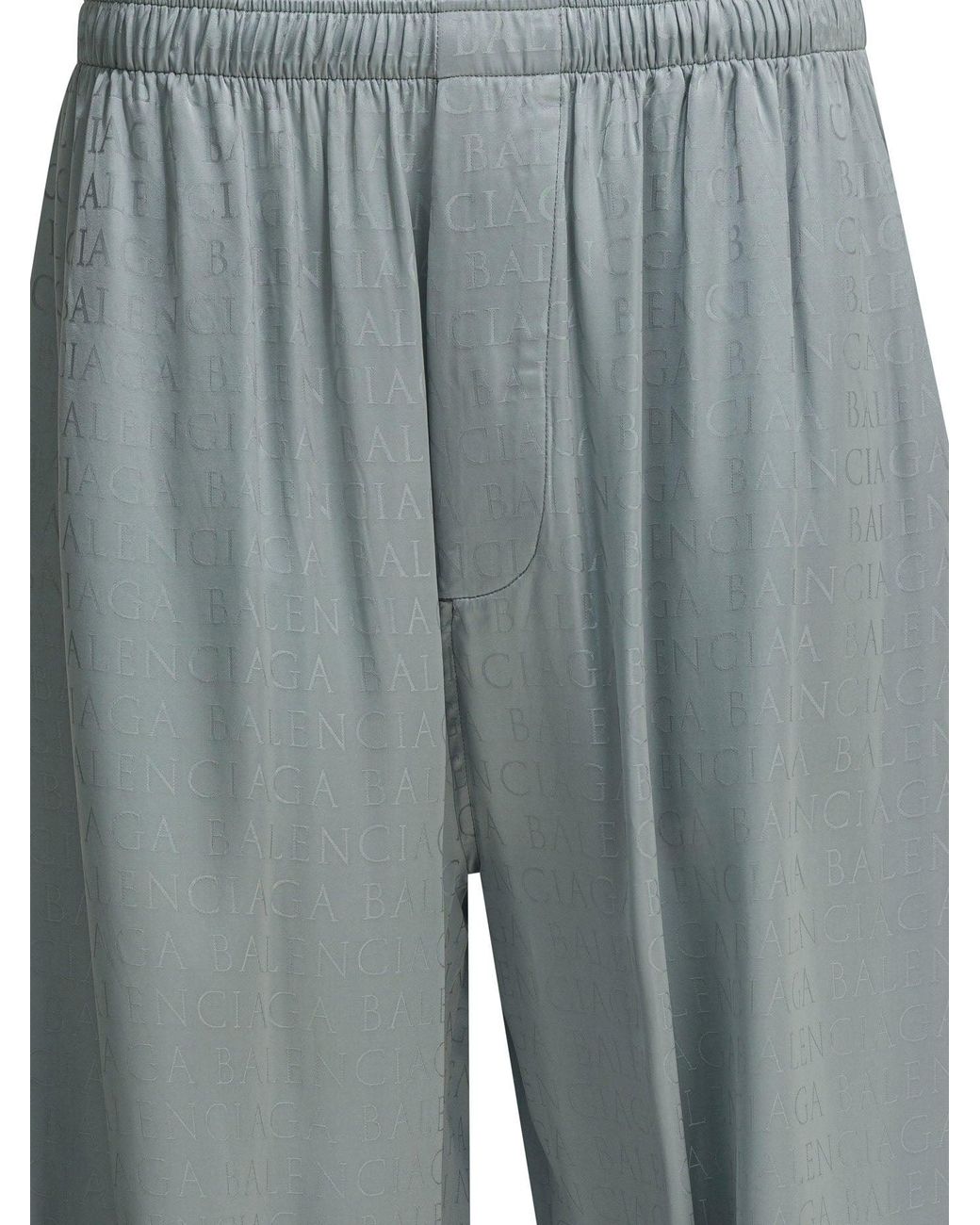 Balenciaga Gray Viscose Trousers